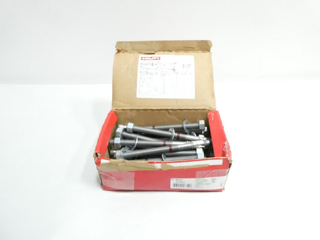BOX OF 20 HILTI KB-TZ2 WEDGE ANCHOR BOLT 1/2IN X 7IN