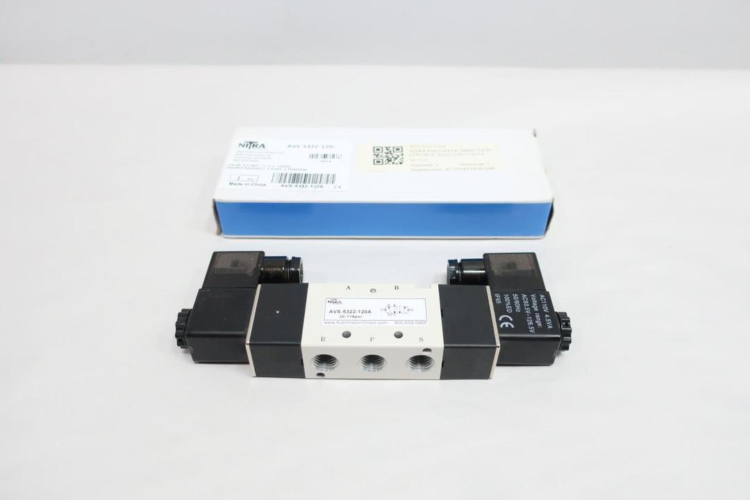 NITRA AVS-5322-120A PNEUMATIC SOLENOID VALVE 110V-AC 1/4IN NPT 115PSI