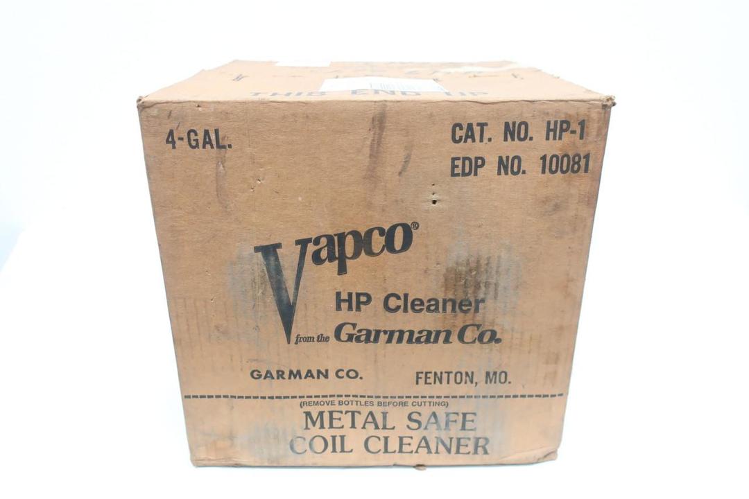 BOX OF 4 VAPCO HP-1 HI-POWER HP EVAPORATOR COIL CLEANER ONE GALLON