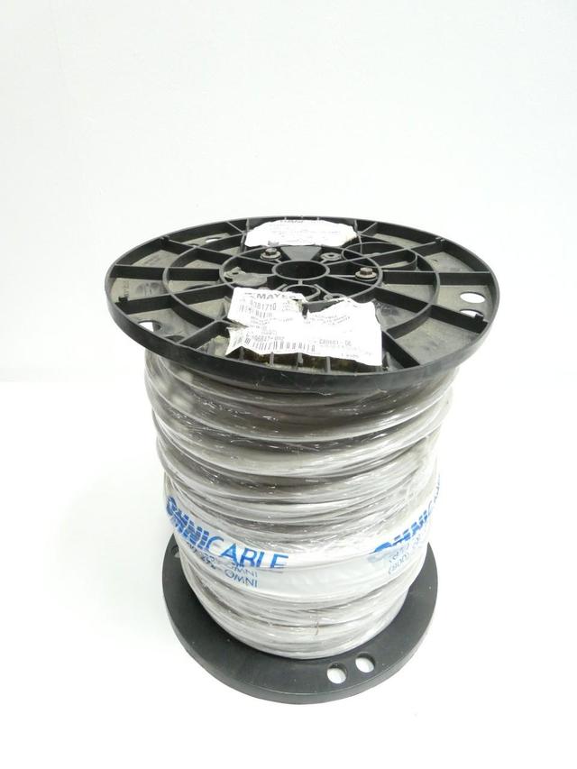 OMNI CABLE C80601-06 133STR TC SIS 90C GRAY WIRE 1C 6AWG 500FT