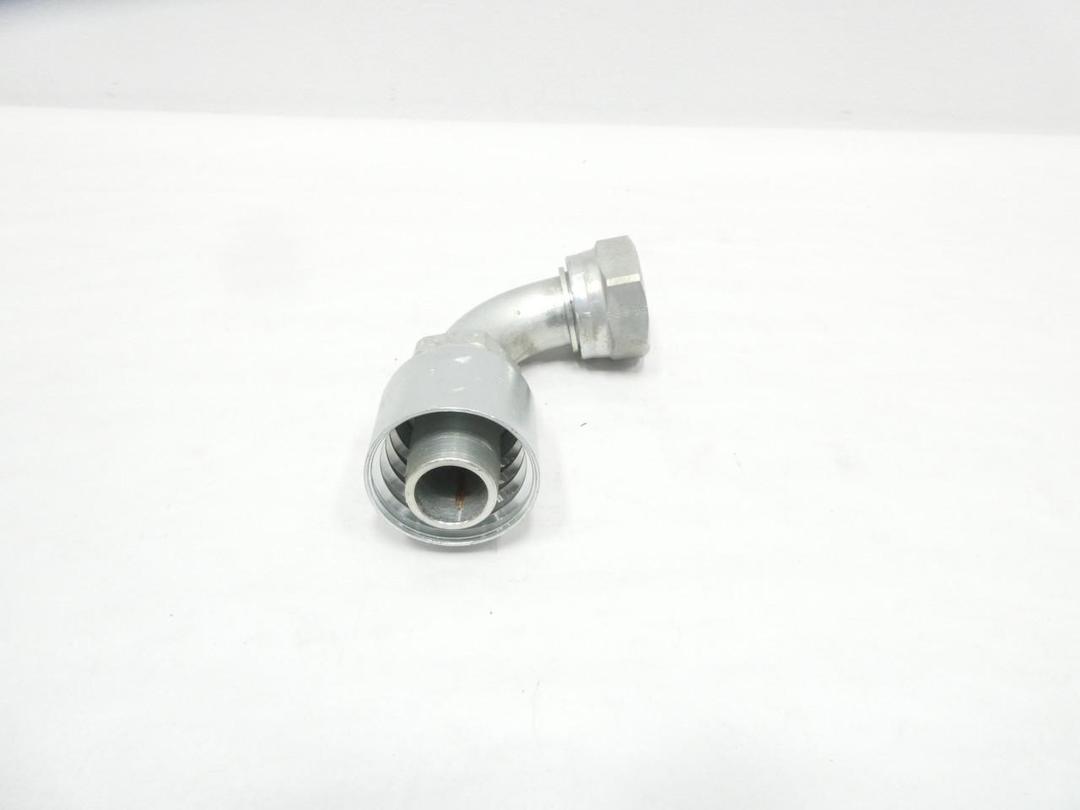 PARKER 13943 20 20 CRIMP STYLE HYDRAULIC FITTING 1-1/4IN PIPE ELBOW
