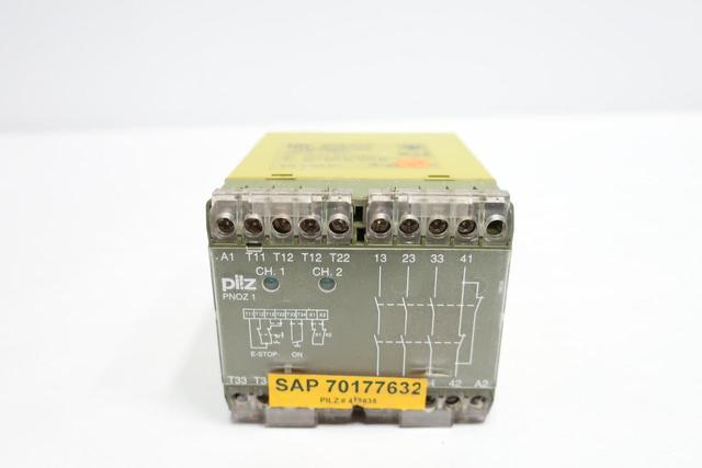 PILZ PNOZ1 SAFETY RELAY 24V-DC