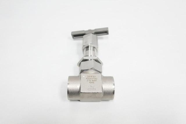 HOKE 2811F8Y MANUAL STAINLESS NEEDLE VALVE 4000PSI 1/2IN NPT