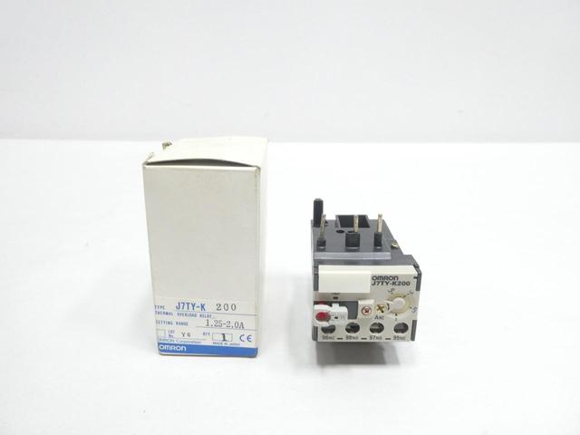 OMRON J7TY-K200 OVERLOAD RELAY 1.25-2A AMP