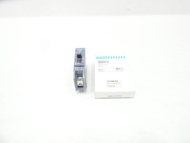 SIEMENS BQD6115 MOLDED CASE CIRCUIT BREAKER 1P 15A