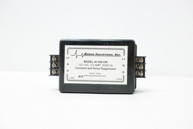 AMBER INDUSTRIES AI-102-CM SURGE SUPPRESSOR 2.5A AMP 120V-AC