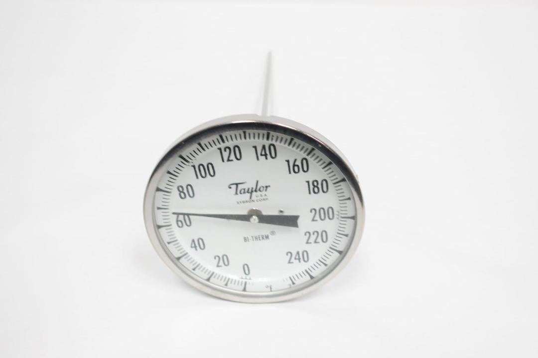 TAYLOR 60BB5115E083 BIMETAL THERMOMETER 5IN 15IN 0-250F