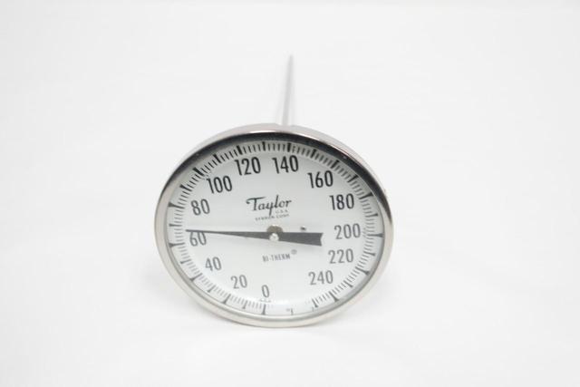 TAYLOR 60BB5115E083 BIMETAL THERMOMETER 5IN 15IN 0-250F
