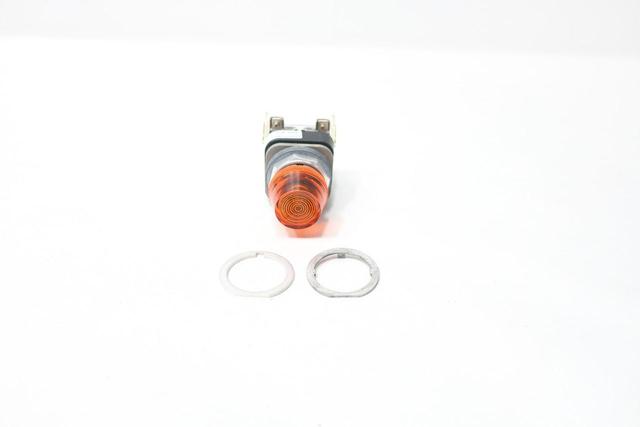 ALLEN BRADLEY 800T-Q10A AMBER PILOT LIGHT 120V-AC/DC