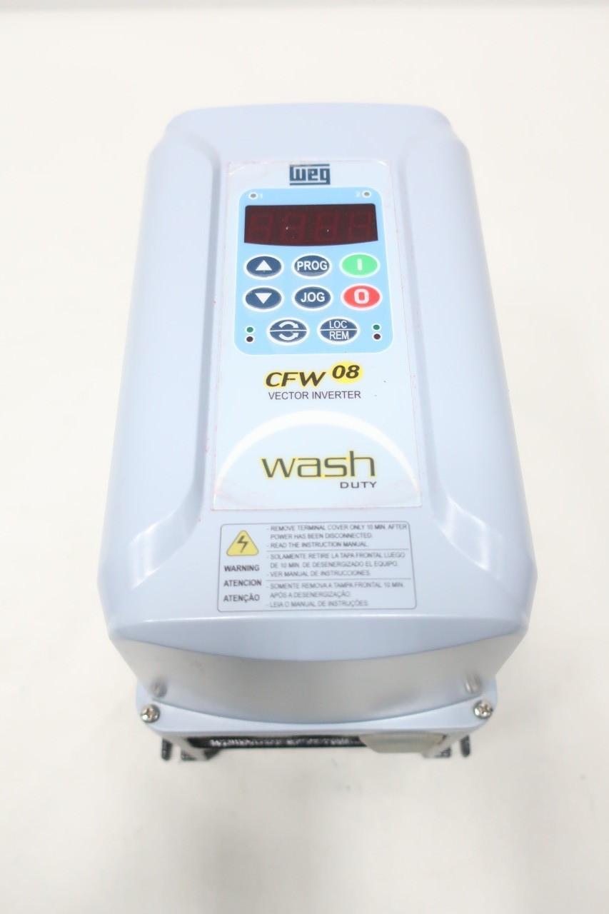 WEG USCFW080100T3848EON4A1Z CRW08 VECTOR INVERTER 380-480V-AC 0-300HZ 0-480V-AC