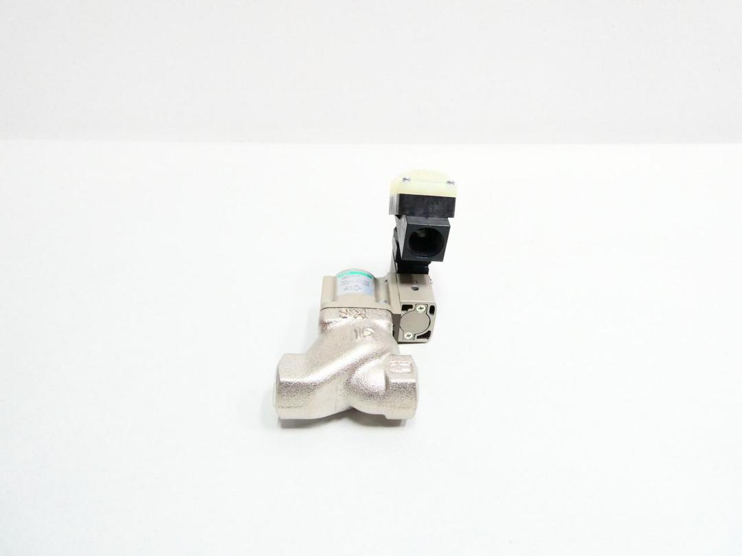CKD CVSE2-15A-05-03T-1 PNEUMATIC SOLENOID VALVE 100/110V-AC 0.7MPA 1/2IN NPT