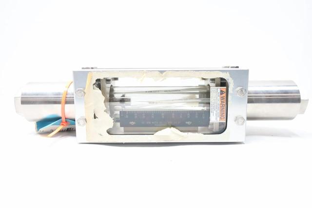 BROOKS 1110DL24C4DAA VARIABLE AREA FLOW METER 0-9.94GPM 3/4IN NPT