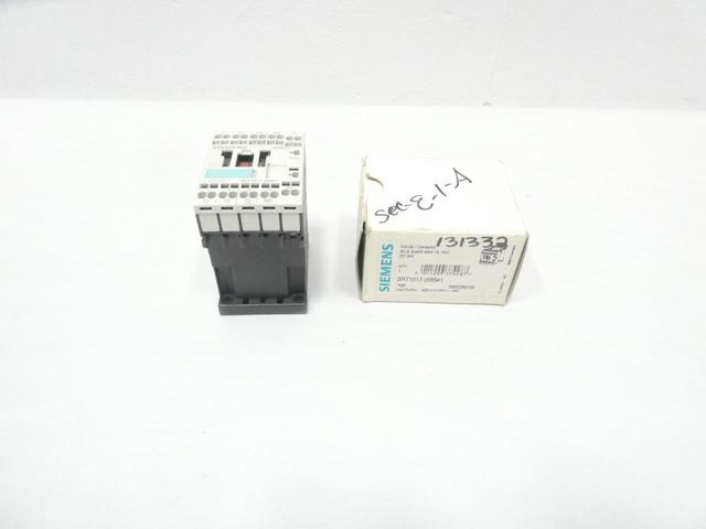 SIEMENS 3RT1017-2BB41 POWER CONTACTOR 24V-DC 20A AMP 7-1/2HP