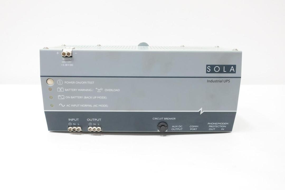SOLA SDU850 INDUSTRIAL UPS 120V-AC 120V-AC 510W