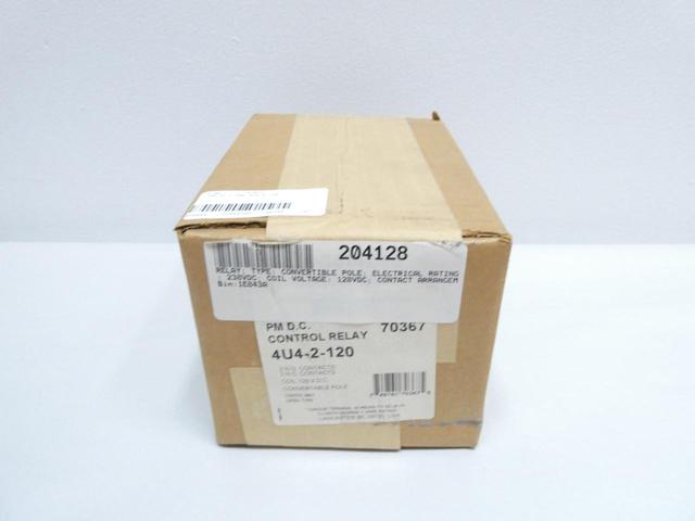 JOSLYN CLARK 70367 4U4-2-120 CONTROL RELAY 120V-DC
