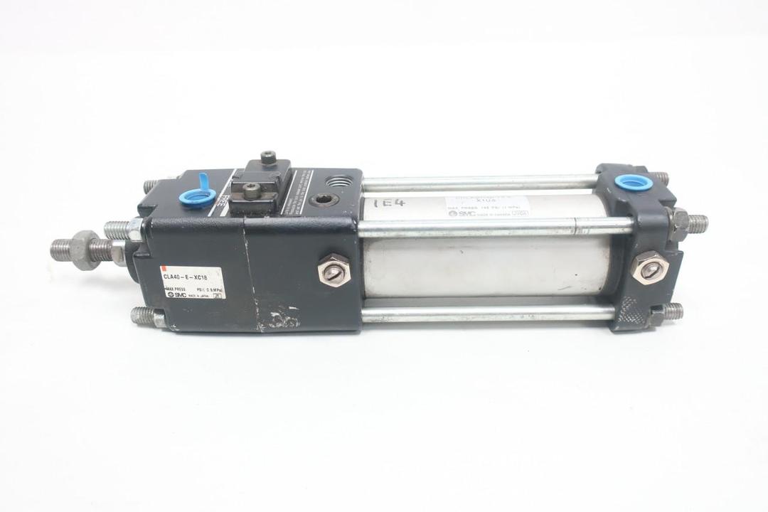 SMC CLA40-E-XC18 LOCK-UP TIE-ROD PNEUMATIC CYLINDER 40MM X 75MM 145PSI