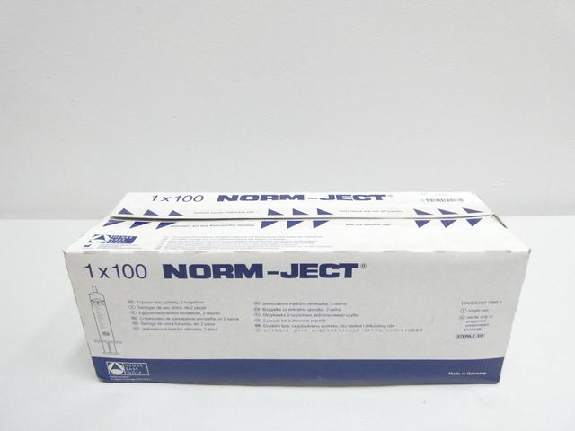 BOX OF 100 NORM-JECT 4100-000V0 10ML 12ML SYRINGE