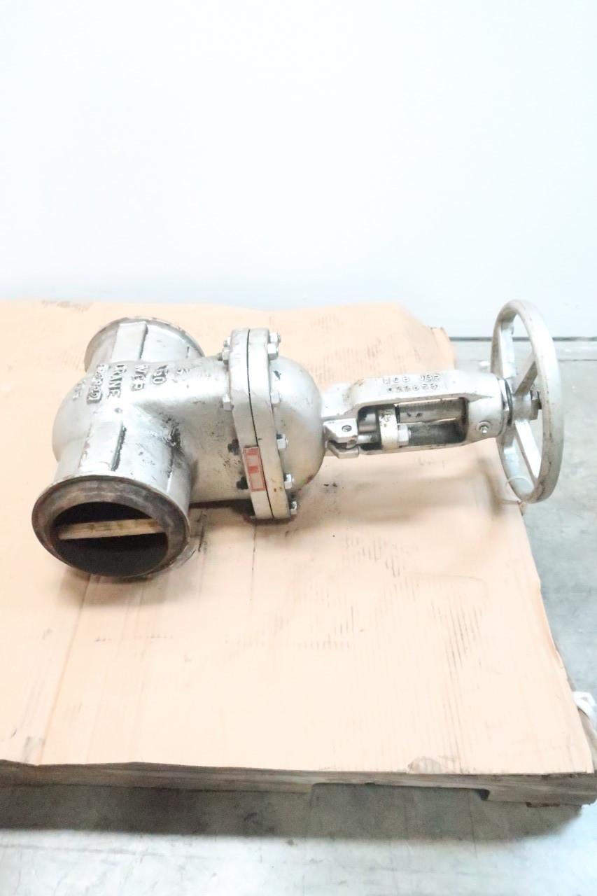 CRANE C47 1/2XUF MANUAL STEEL BUTT WELD WEDGE GATE VALVE 6IN 150