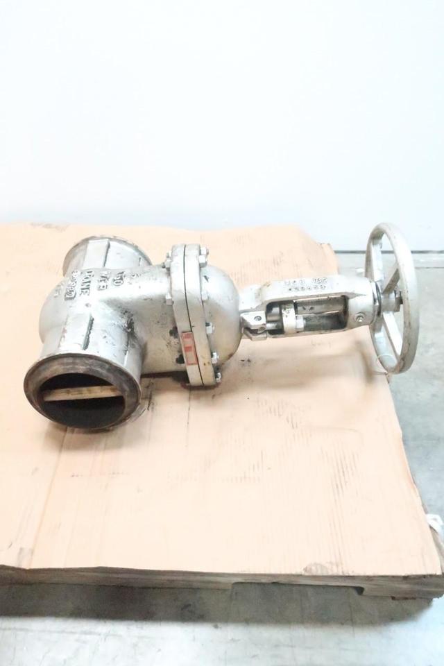CRANE C47 1/2XUF MANUAL STEEL BUTT WELD WEDGE GATE VALVE 6IN 150