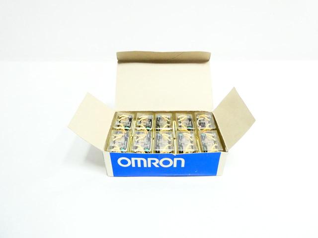BOX OF 10 OMRON LY4N-D2 PLUG-IN RELAY 24V-DC