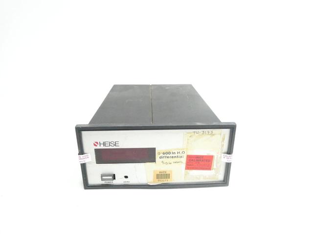 HEISE 710A PRESSURE INDICATOR 0-600IN-H2O 110V-AC