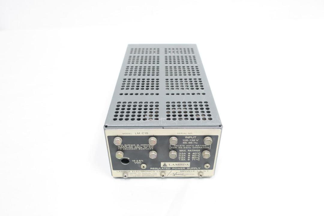 LAMBDA LM C15 POWER SUPPLY 105-132V-AC 15V-DC