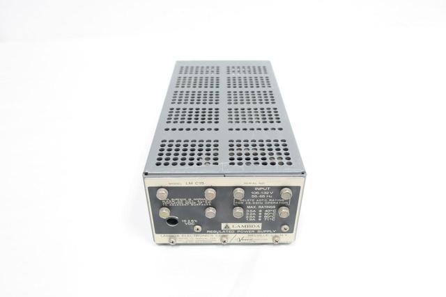 LAMBDA LM C15 POWER SUPPLY 105-132V-AC 15V-DC