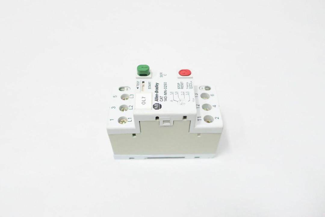 ALLEN BRADLEY 140-MN-0250 MANUAL STARTER 1.6-2.5A AMP 1HP