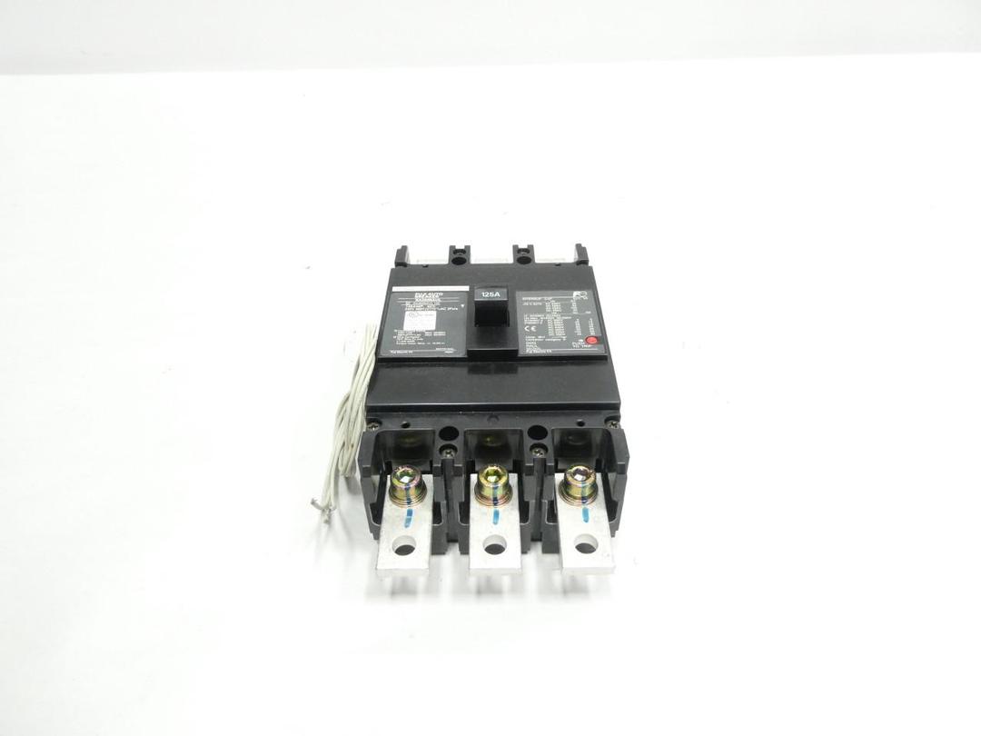 FUJI SA203RAUL MOLDED CASE CIRCUIT BREAKER 3P 125A AMP 277/480V-AC