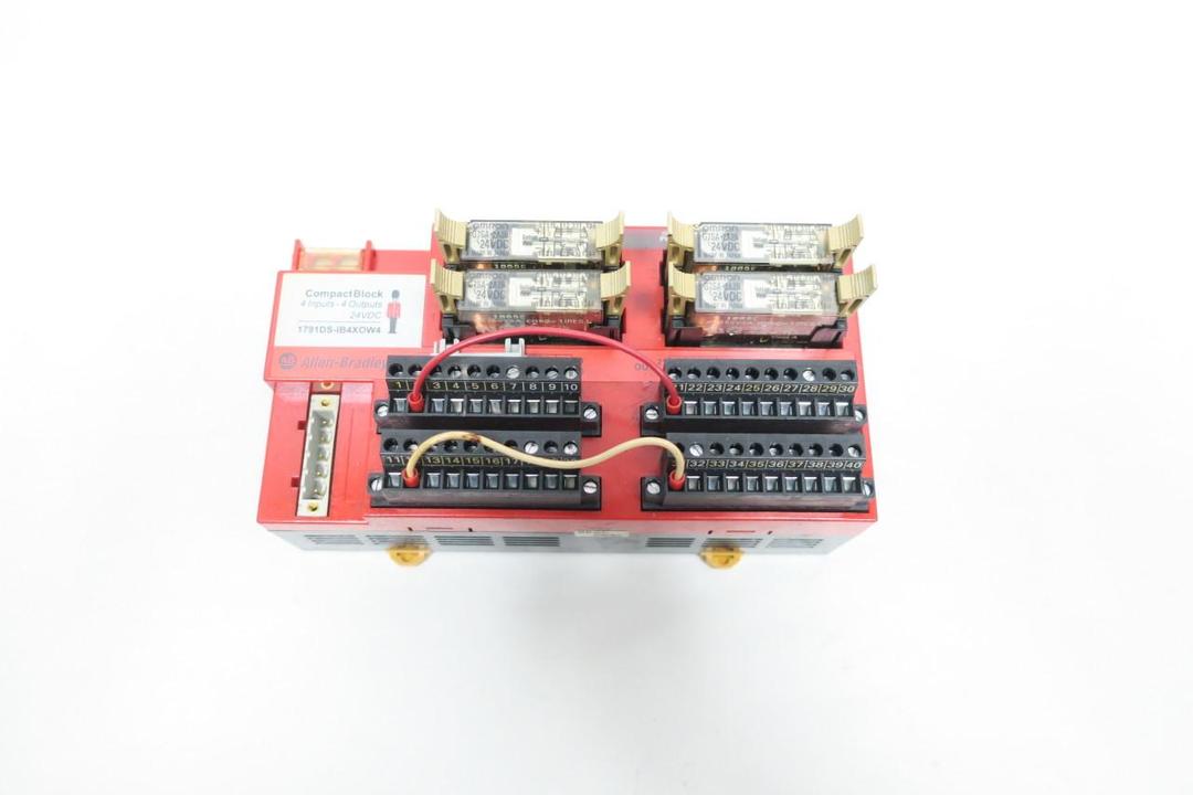 ALLEN BRADLEY 1791DS-IB4XOW4 SAFETY COMPACTBLOCK MODULE SER A