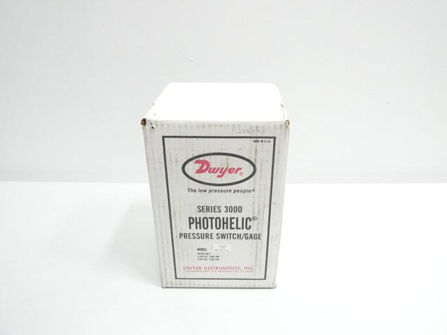 DWYER 3010-RMR W15Q PHOTOHELIC PRESSURE SWITCH/GAUGE