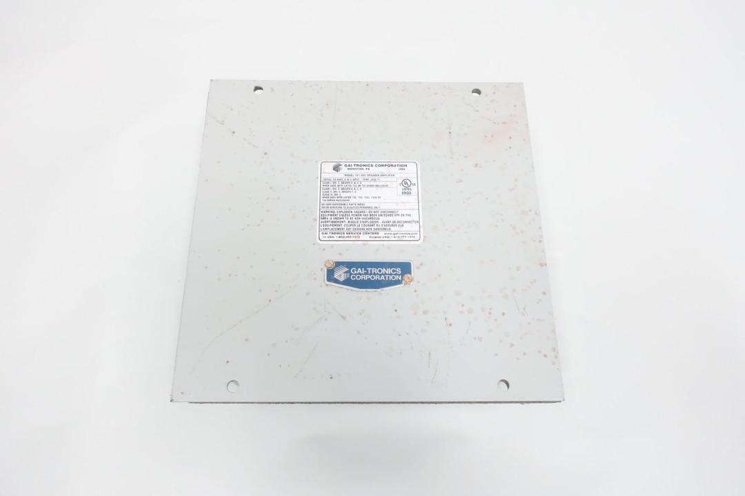 GAI-TRONICS 751-001 PAGE/PARTY SYSTEM AMPLIFIER
