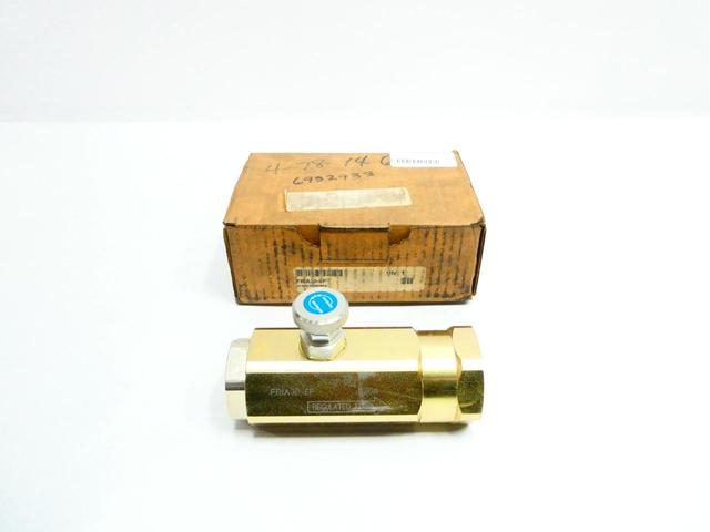 SNAP-TITE FRIA30-6P HYDRAULIC FLOW CONTROL VALVE 30GPM 3/4IN NPT 5000PSI