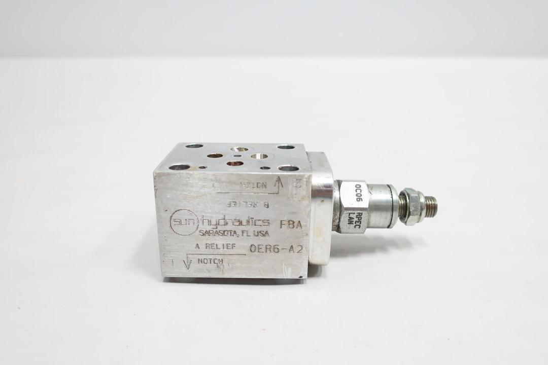 SUN HYDRAULICS FBA OER6-A2 HYDRAULIC VALVE MANIFOLD