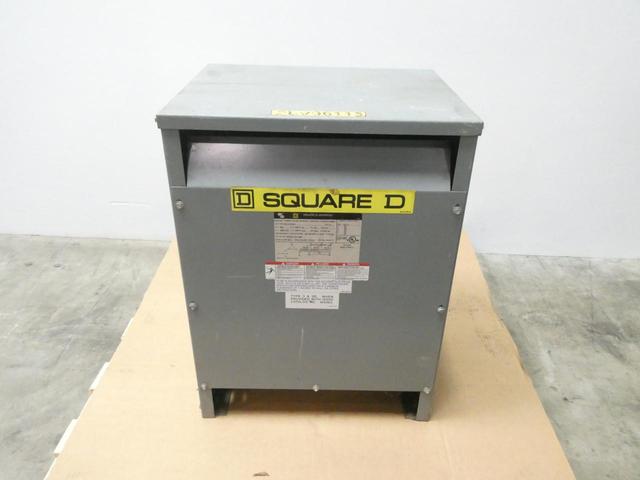 SQUARE D EE15T3HCU VOLTAGE TRANSFORMER 3PH 15KVA 480V-AC 120/208V-AC