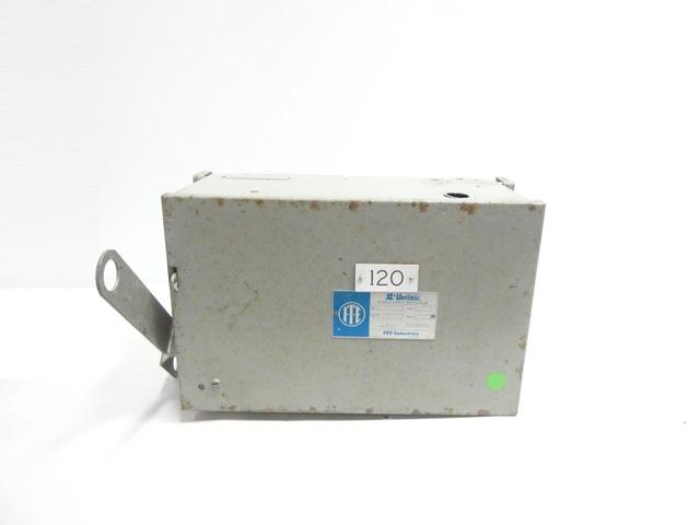 ITE UV-461-LPS-A XL-UNIVERSAL FUSIBLE SAFETY SWITCH PLUG 4P 30A AMP 600V-AC
