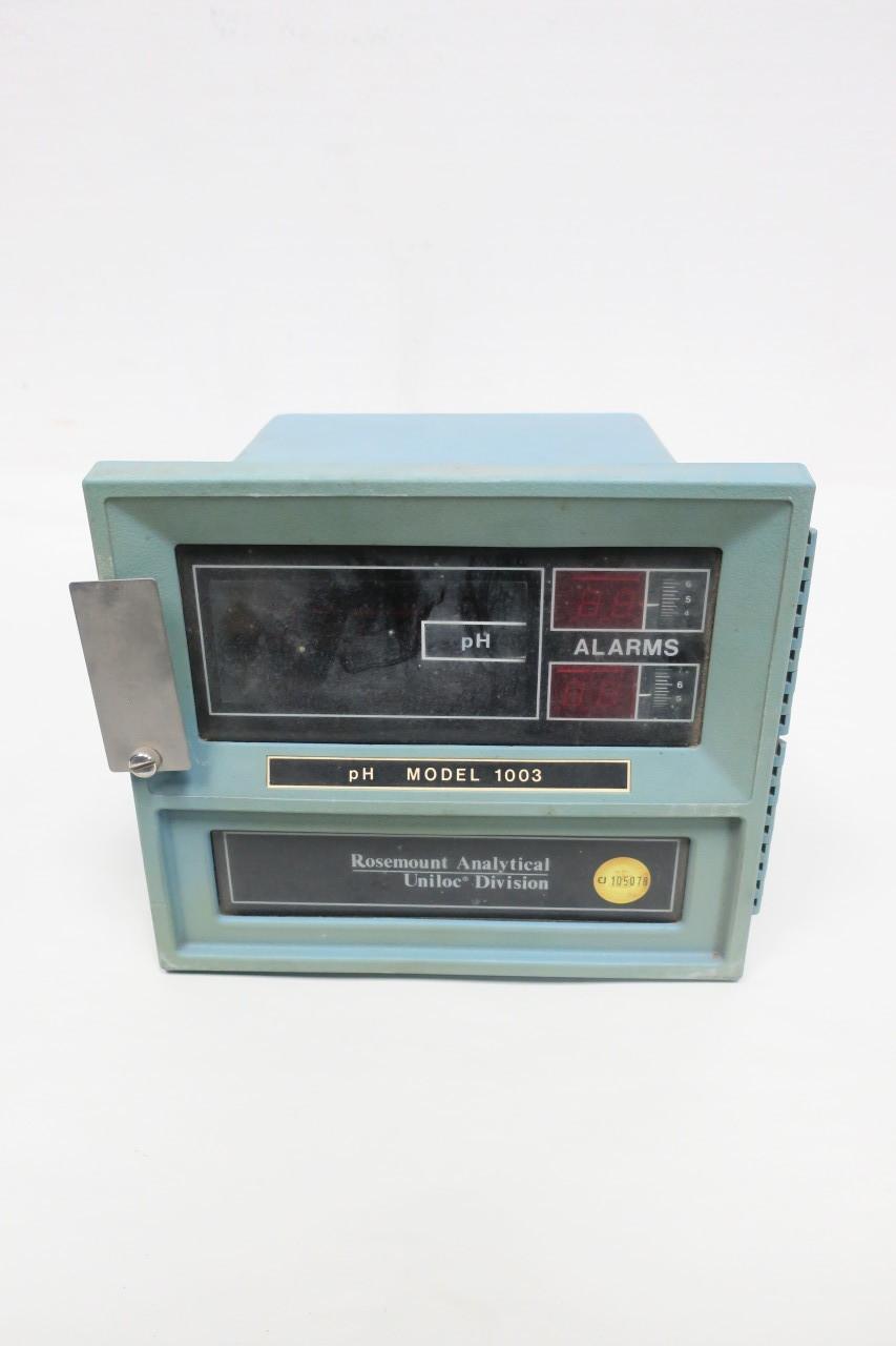 ROSEMOUNT ANALYTICAL 1003 PH MONITOR/CONTROLLER 115/230V-AC