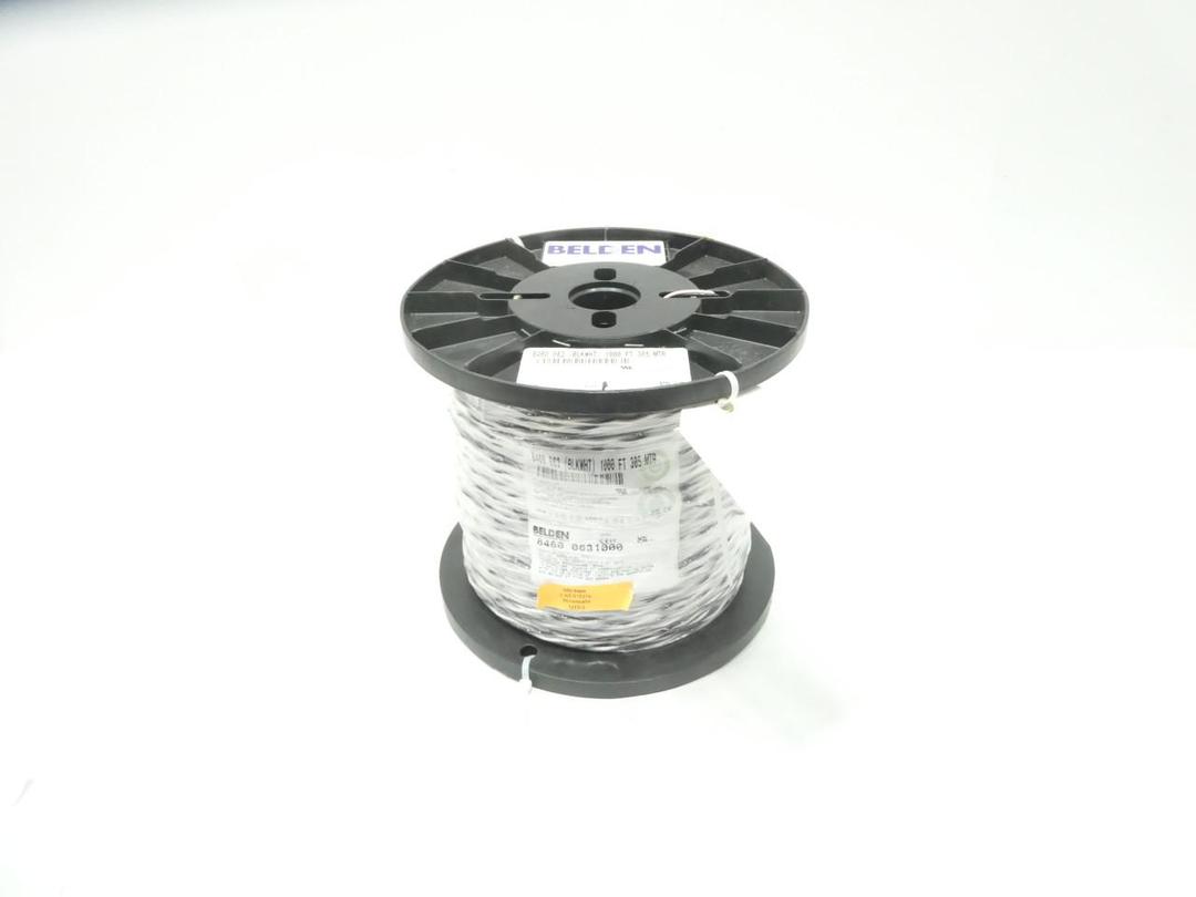 BELDEN 8460 063 0631000 PVC BLACK & WHITE SPEAKER WIRE 18AWG 1000FT
