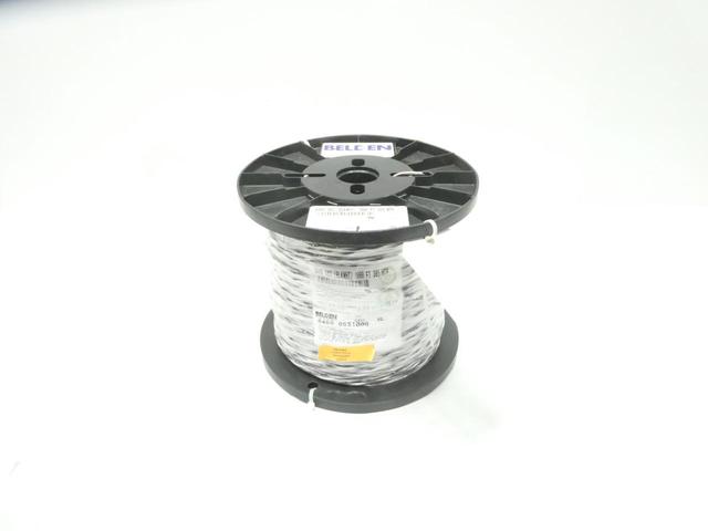 BELDEN 8460 063 0631000 PVC BLACK & WHITE SPEAKER WIRE 18AWG 1000FT