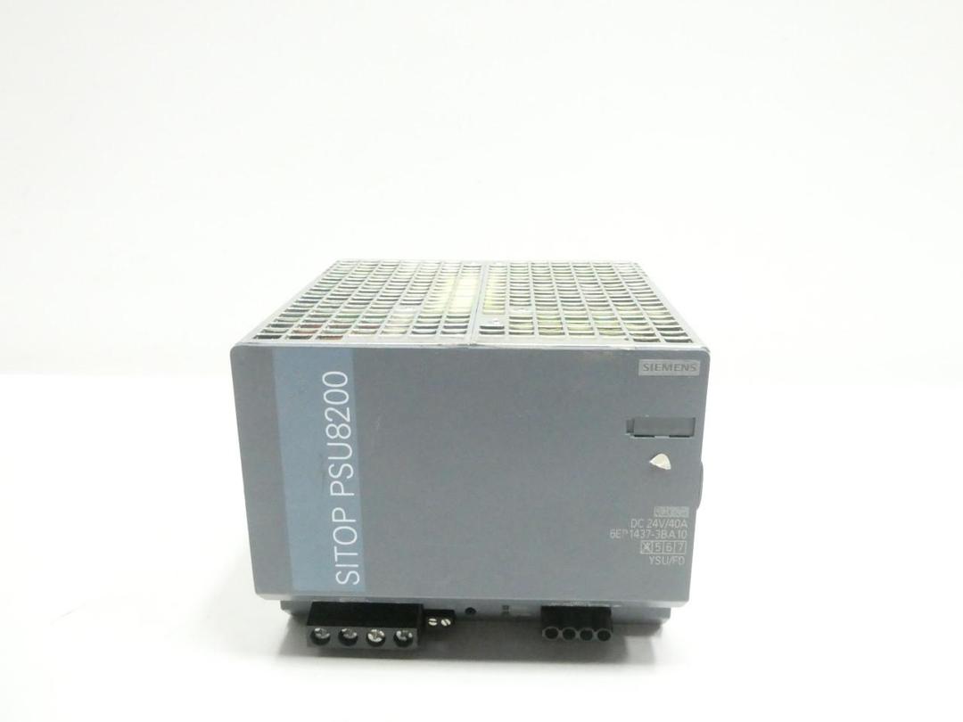SIEMENS 6EP1437-3BA10 SITOP PSU820 POWER SUPPLY0 400-500V-AC 40A AMP 24V-DC