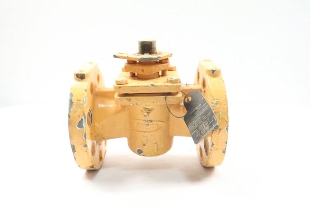 FLOWSERVE 2-G4-31C810T0M33AZ MANUAL STEEL FLANGED PLUG VALVE 2IN 300