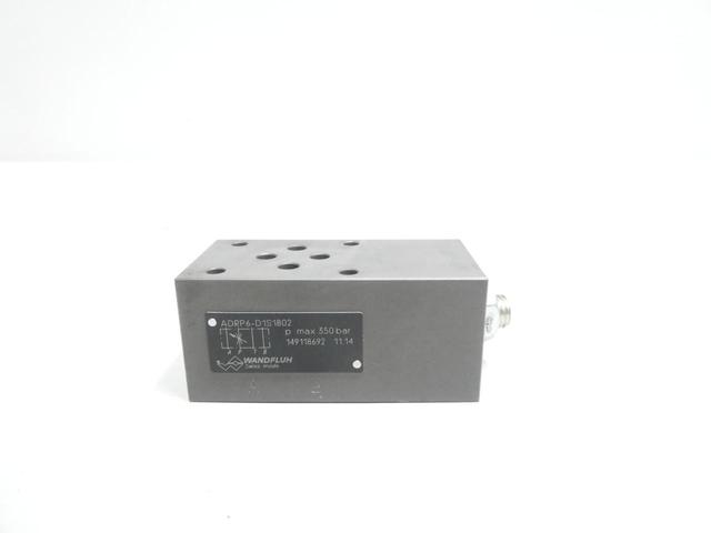 WANDFLUH ADRP6-S1802-D1 HYDRAULIC DIRECTIONAL CONTROL VALVE 350BAR