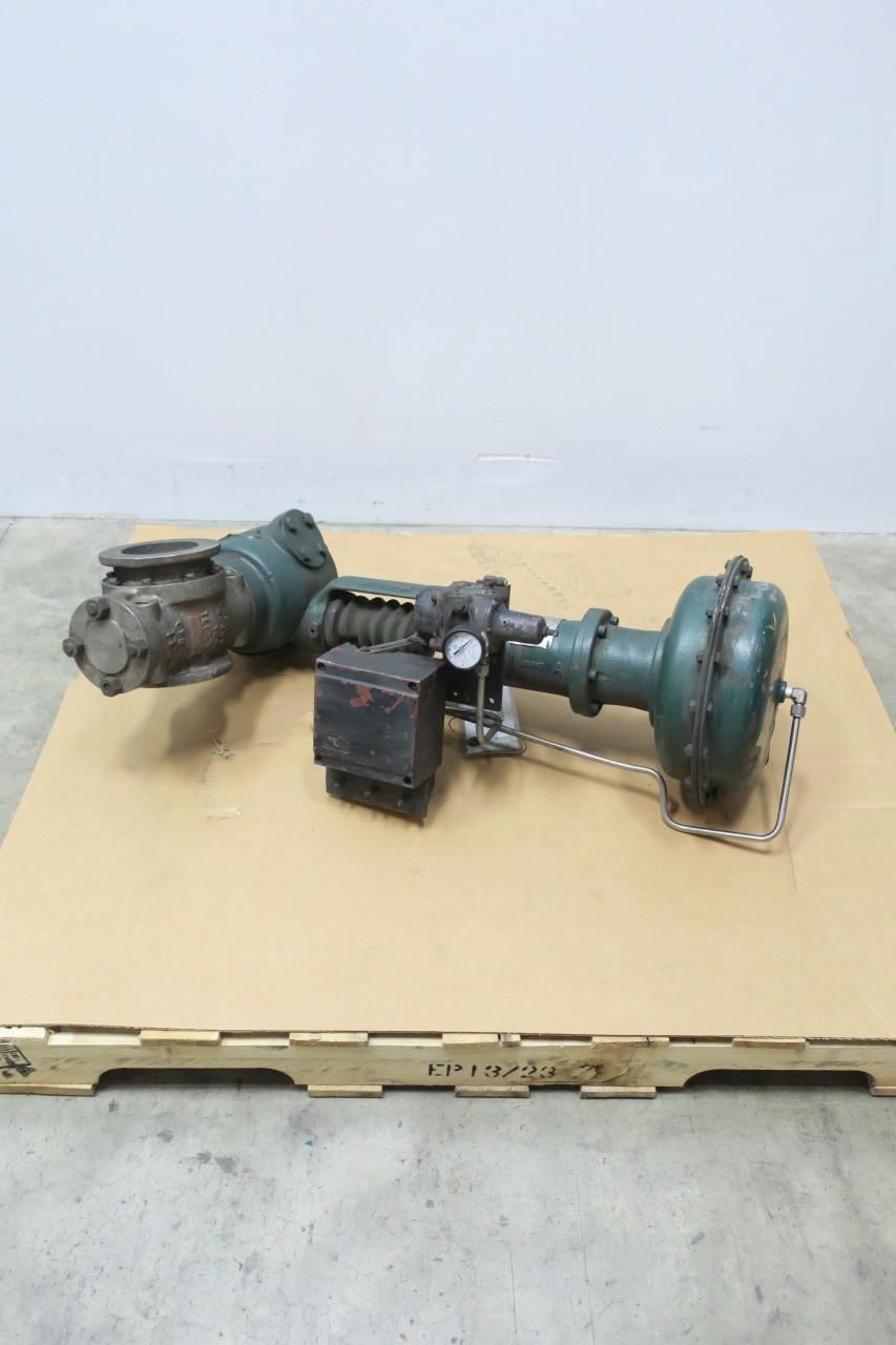 FISHER 657-8UR STAINLESS WAFER CONTROL VALVE 4IN 300