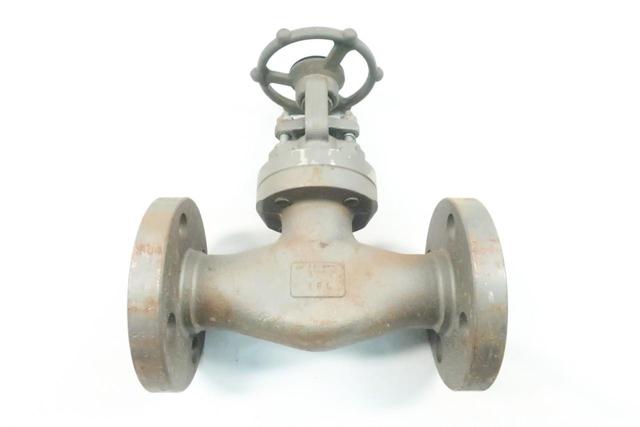BONNEY FORGE L6 1A MANUAL STEEL FLANGED WEDGE GATE VALVE 1IN 600