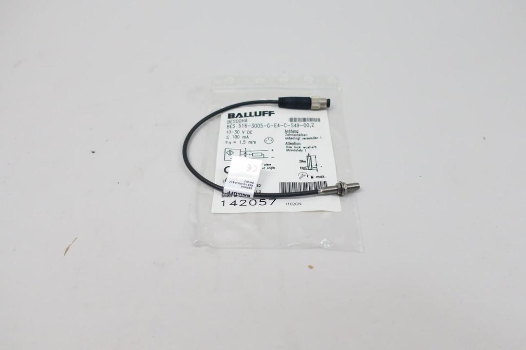 BALLUFF BES00HA BES 516-3005-G-E4-C-S49-00,2 PROXIMITY SENSOR 10-30V-DC