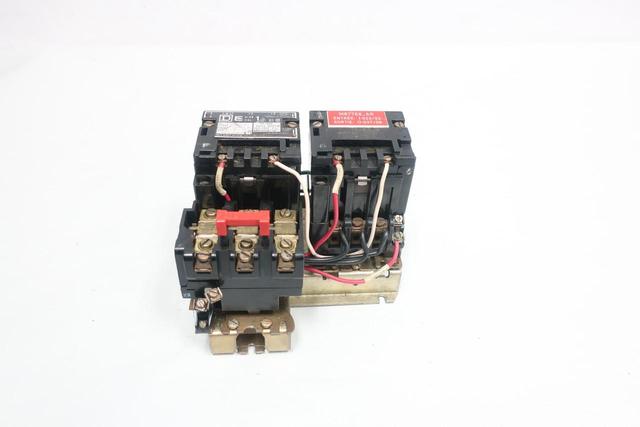 SQUARE D 8736 SCO8 SIZE 1 REVERSING STARTER 120V-AC 10HP