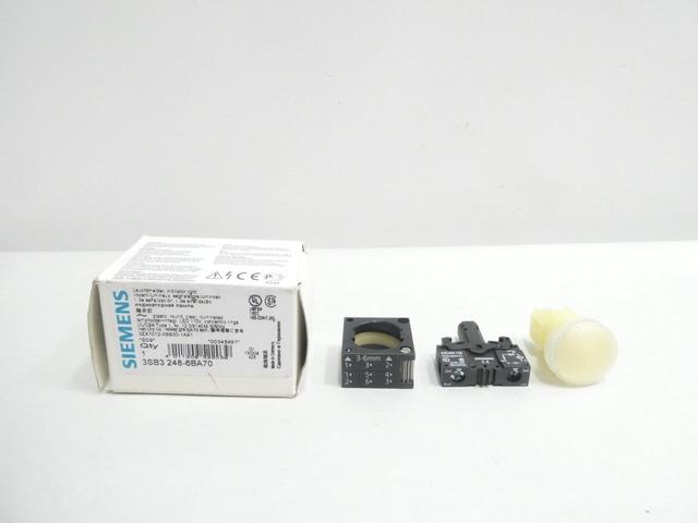 SIEMENS 3SB3 248-6BA70 ILLUMINATED PUSHBUTTON