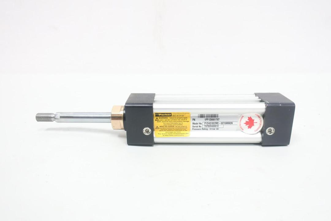 PARKER P1D4G/032MG-0076NNN3N DOUBLE ACTING PNEUMATIC CYLINDER 32MM 76MM 10BAR