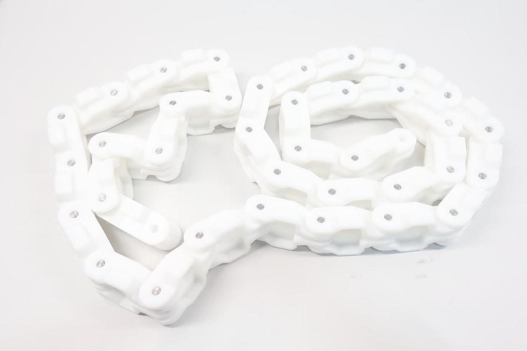 SYSTEM PLAST LFW1400TAB SIDE-FLEXING THERMOSPLASTIC CRATE CONVEYOR CHAIN 10FT