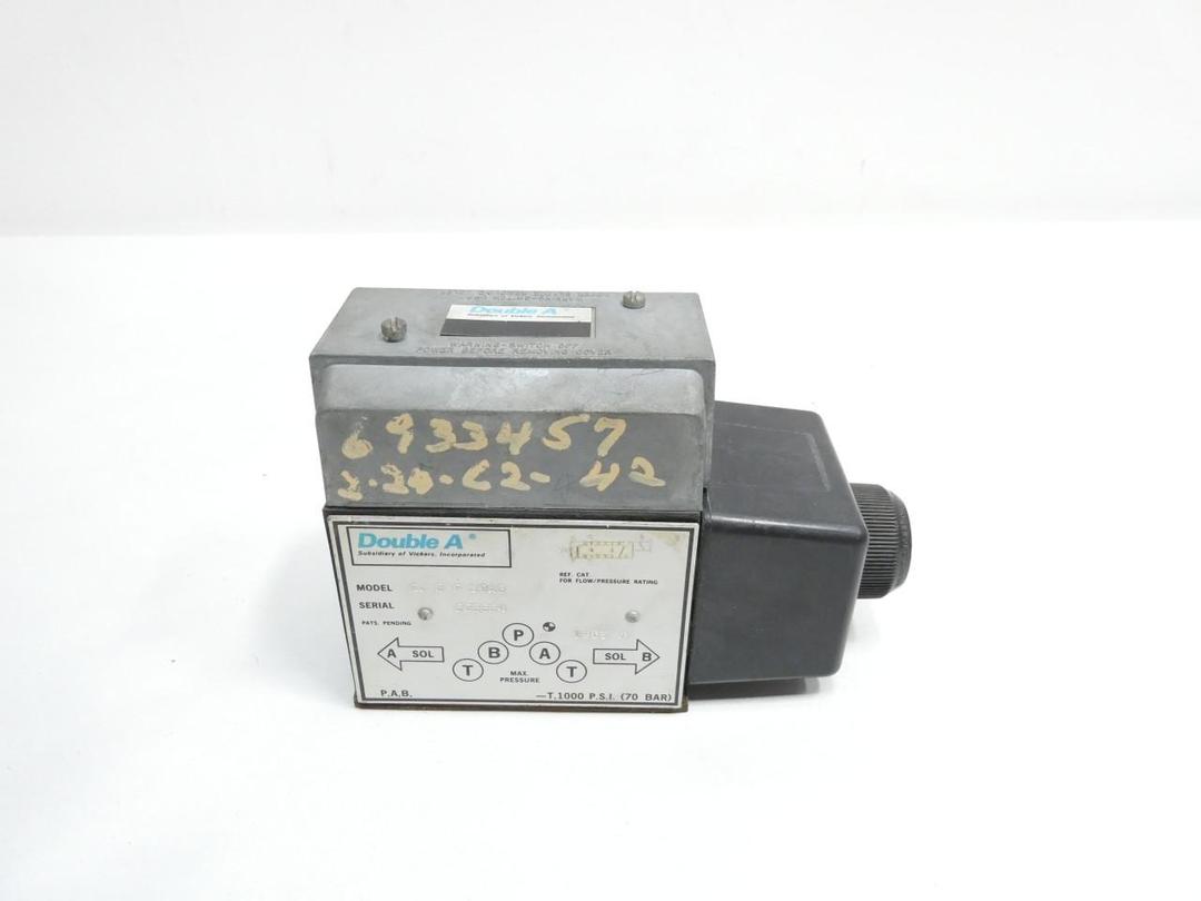 DOUBLE A QJ 5 P 1CA3 HYDRAULIC SOLENOID VALVE 1000PSI 120V-AC